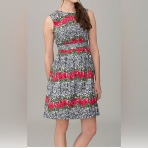 Emily & Fin Floral Cotton Bed of Roses Dress Sz Small-0110